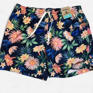 Chubbies Shorts Size Xl Tropical Hawaiian Swim Trunks Vacation Beach Floral